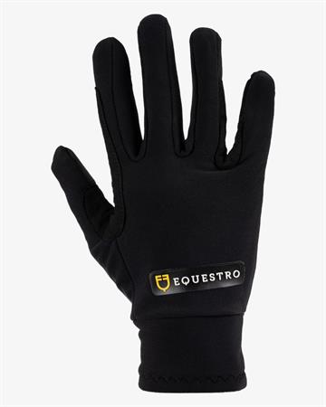 Equestro Unisex Gloves FleeceBlack 