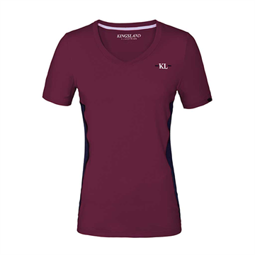 Kingsland T-shirt ‘KLJaslyn’ i Bordeaux
