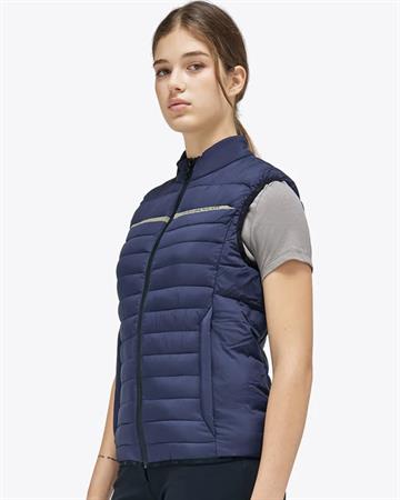 CT Synthetic Down Hooded Puffer Vest, Navy/GLK021