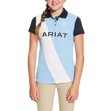 Ariat Junior Polo ‘Taryon’ i Blå