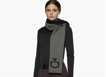 CT Wool Knit Tørklæde, Grey, SCI026